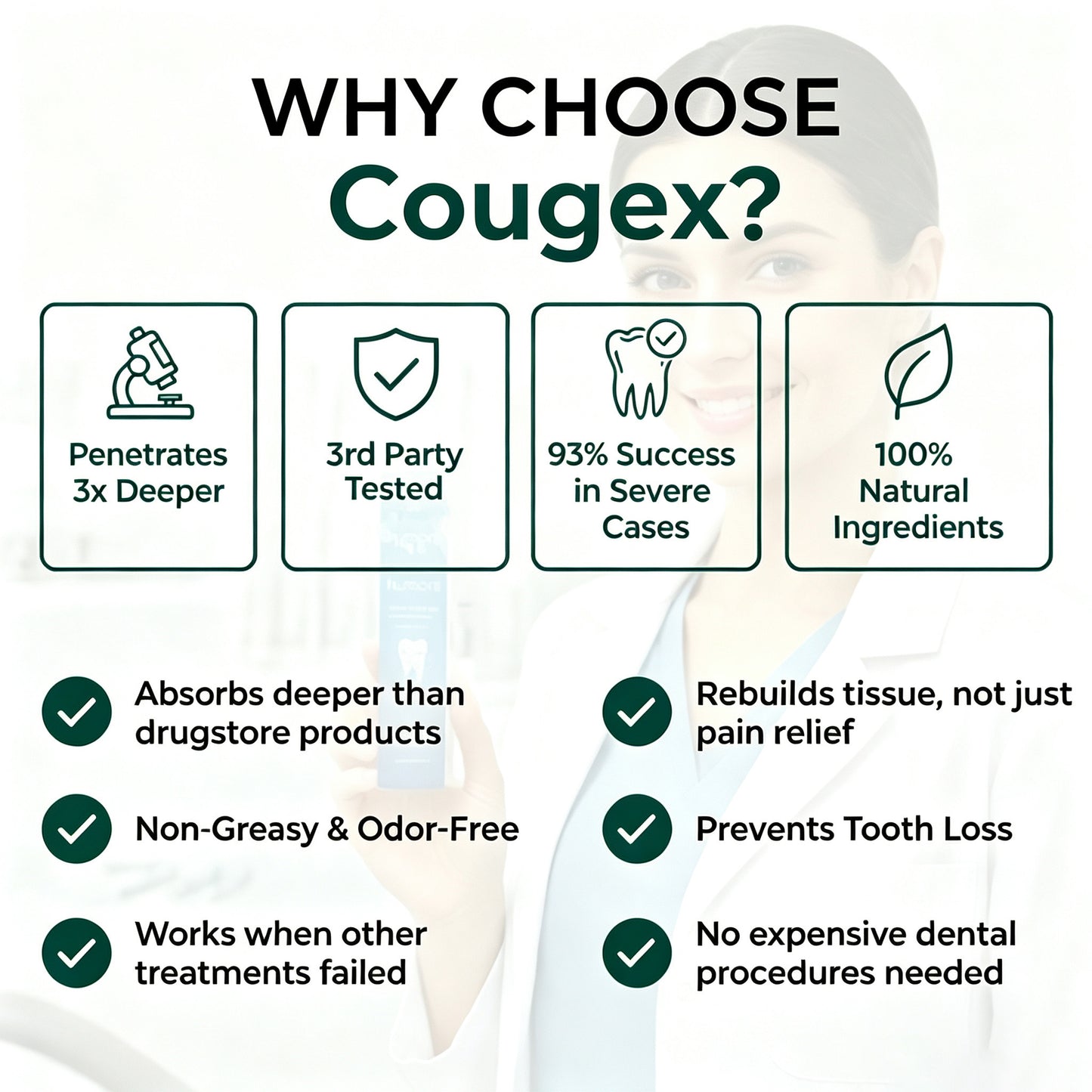 Cougex™ Teeth Whitening & Repair Gel Teeth Repair Pen,Enhances Overall Gums Health