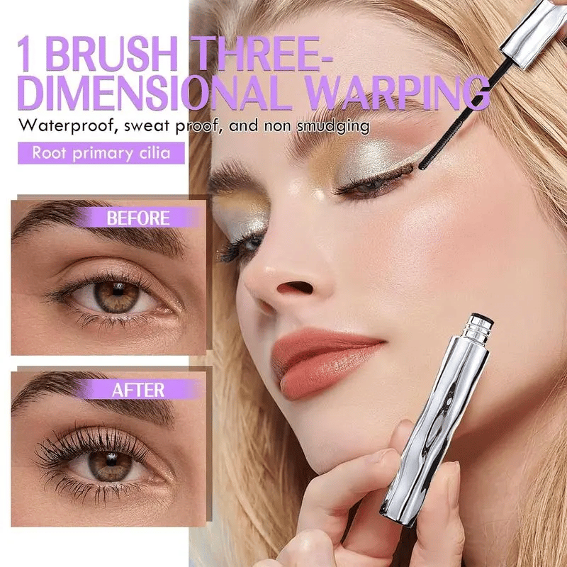 Cougex™ 2-in-1 Lash Lift & Steel Tubing Mascara: Primer, Lengthen & Curl in One Step