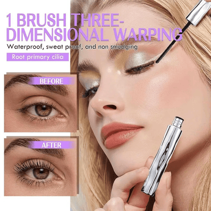 Cougex™ 2-in-1 Lash Lift & Steel Tubing Mascara: Primer, Lengthen & Curl in One Step