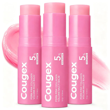 Cougex™ PDRN Collagen Multi Balm Stick – Hydrating Face Balm for Under Eyes, Lips & Neck | Firming Skin Care with Peptides
