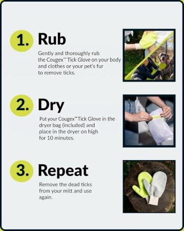 Cougex™ Tick Glove | Pet Tick Defense Glove