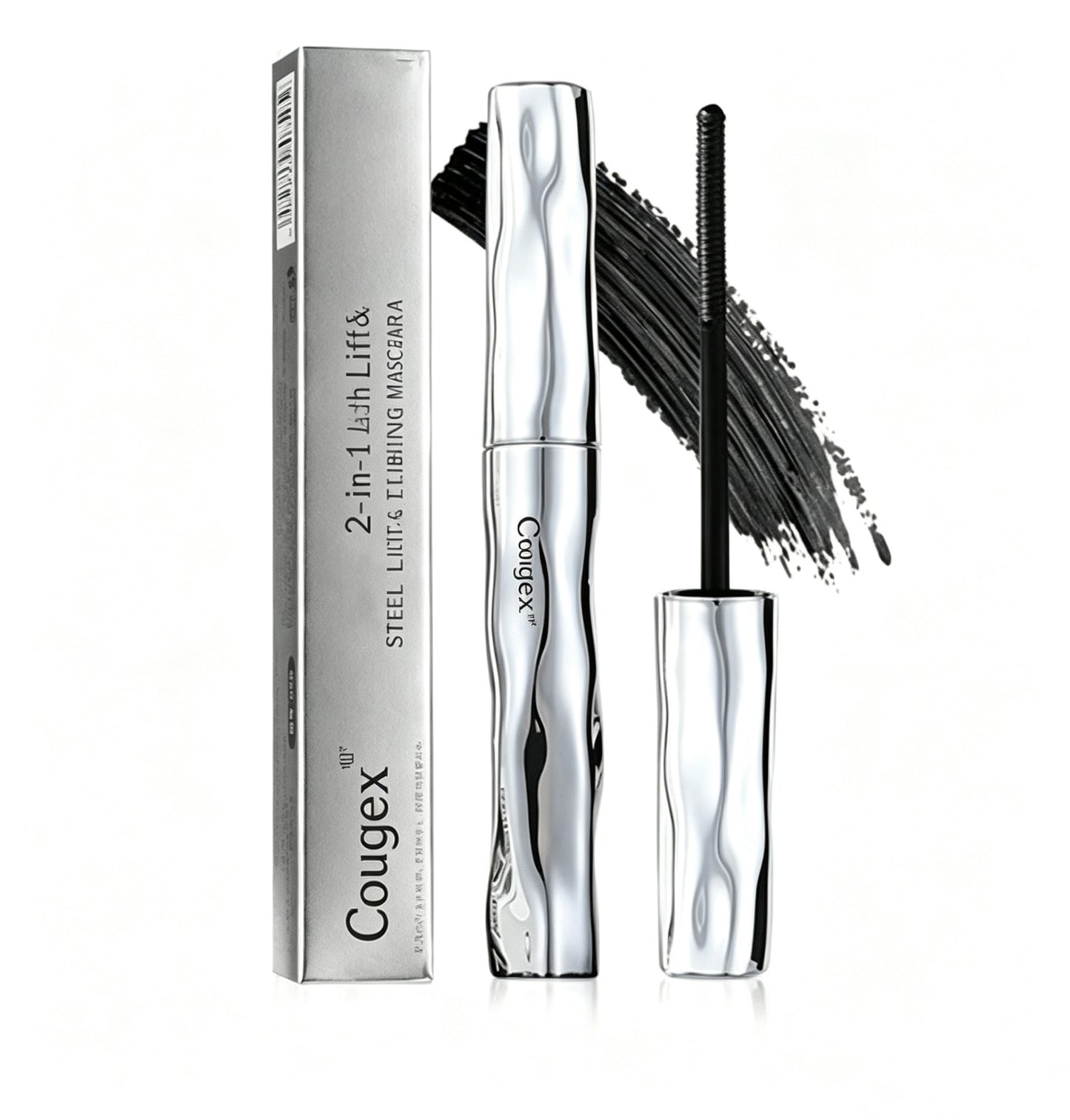 Cougex™ 2-in-1 Lash Lift & Steel Tubing Mascara: Primer, Lengthen & Curl in One Step