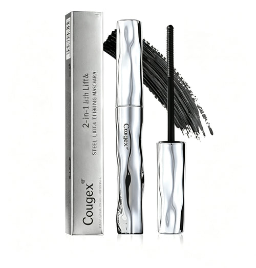 Cougex™ 2-in-1 Lash Lift & Steel Tubing Mascara: Primer, Lengthen & Curl in One Step