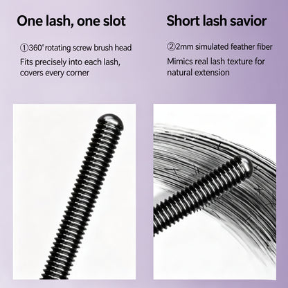Cougex™ 2-in-1 Lash Lift & Steel Tubing Mascara: Primer, Lengthen & Curl in One Step